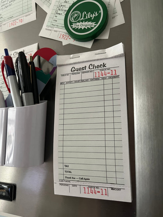 Magnetic Guest Check Pad