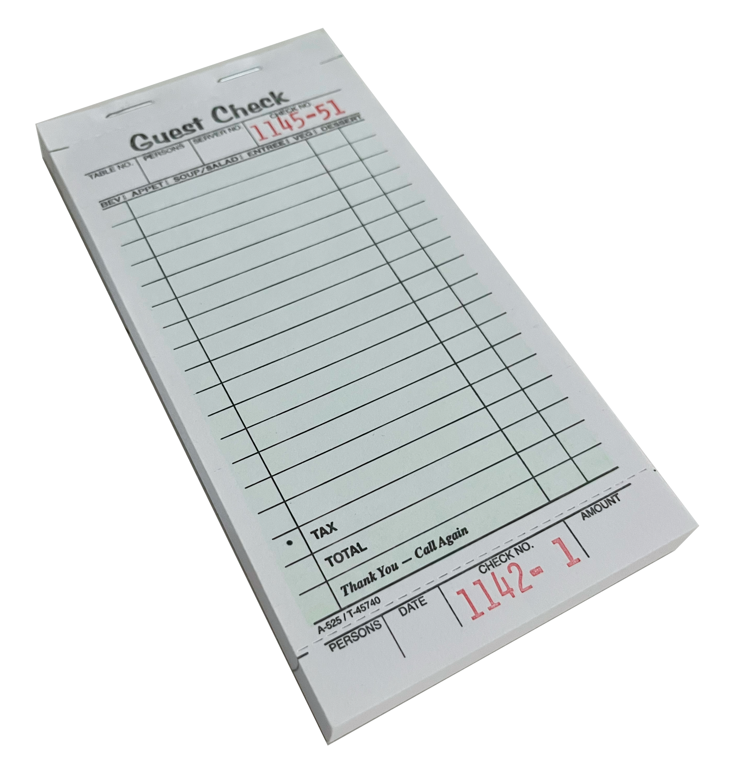 Magnetic Guest Check Pad